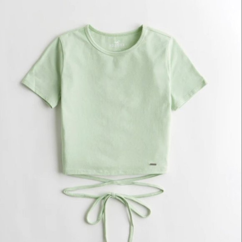 Light Green Hollister baby tee